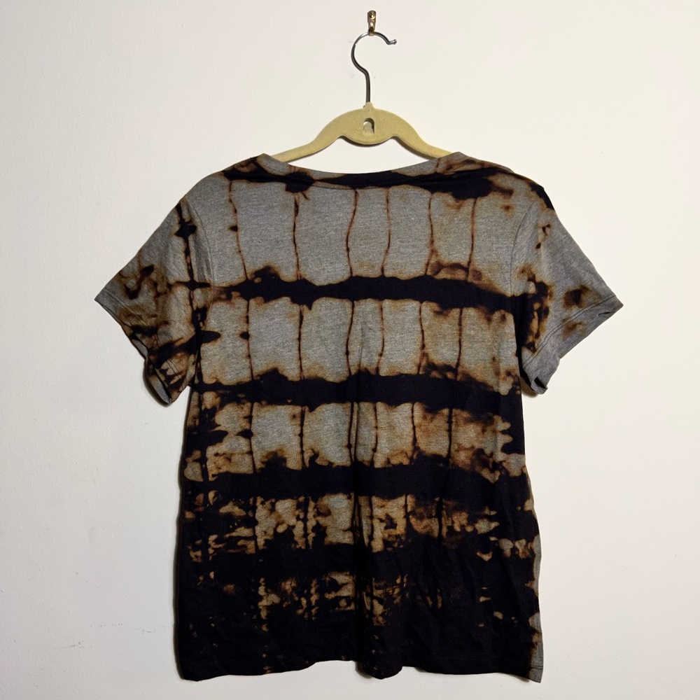 Time & Tru bleach tie dye T-shirt